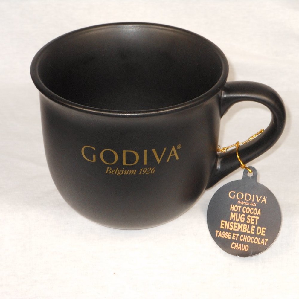 GODIVA hot cocoa large coffee mug